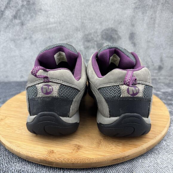 Merrell Hiking Shoes Womens Size 10.5 Gray Purple Trail Air Cushion Mesh J24362 - Picture 4 of 9
